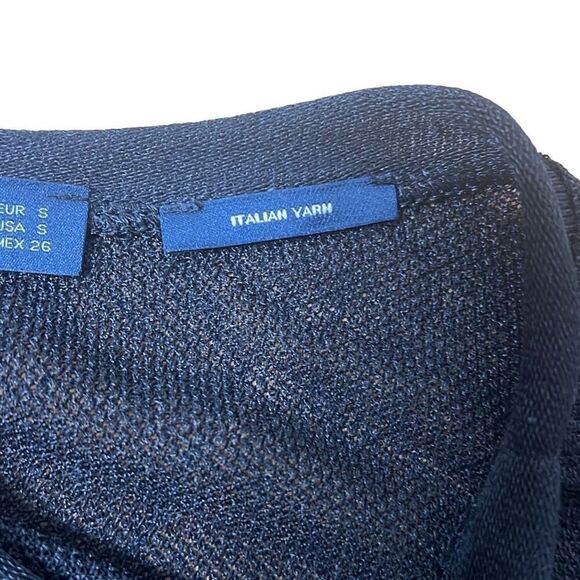 Zara light weight black top sweater pearls S - Picture 10 of 13